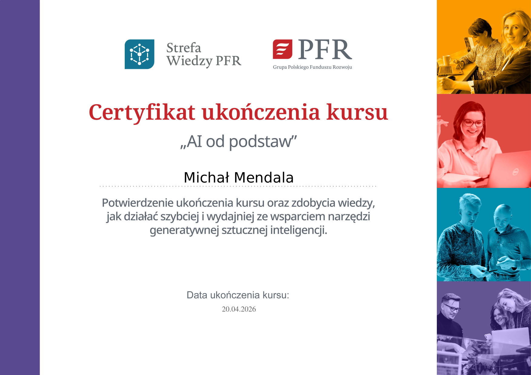 Certyfikat AI od podstaw